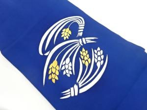 塩瀬金彩麦模様名古屋帯